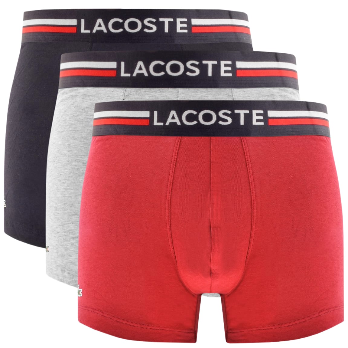 Alternative Image for ProductLacoste Underwear Triple Pack Boxer Trunks Navy1